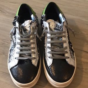P448 John Sequin Sneaker Sz 38